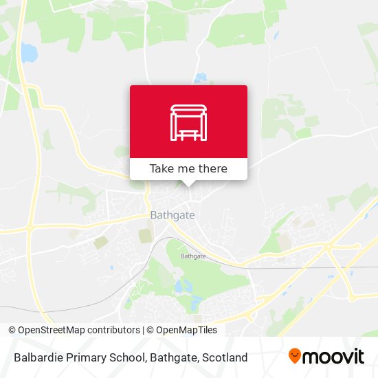 Balbardie Primary School, Bathgate map