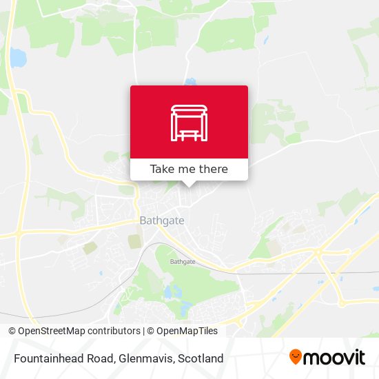 Fountainhead Road, Glenmavis map