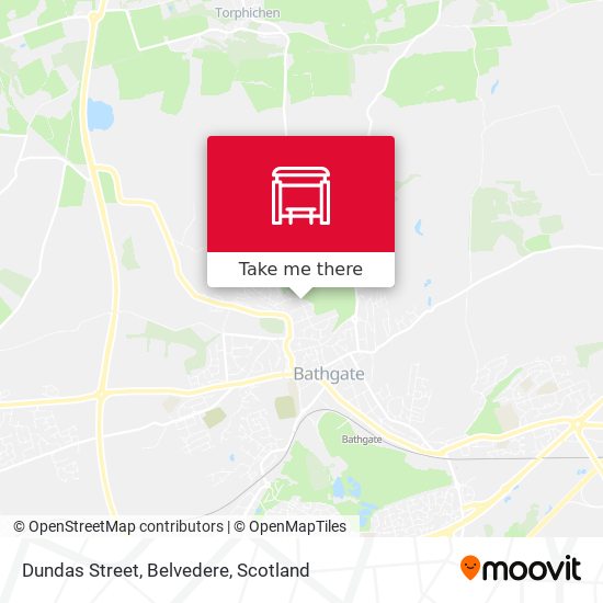 Dundas Street, Belvedere map