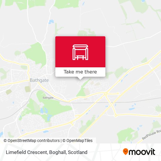 Limefield Crescent, Boghall map