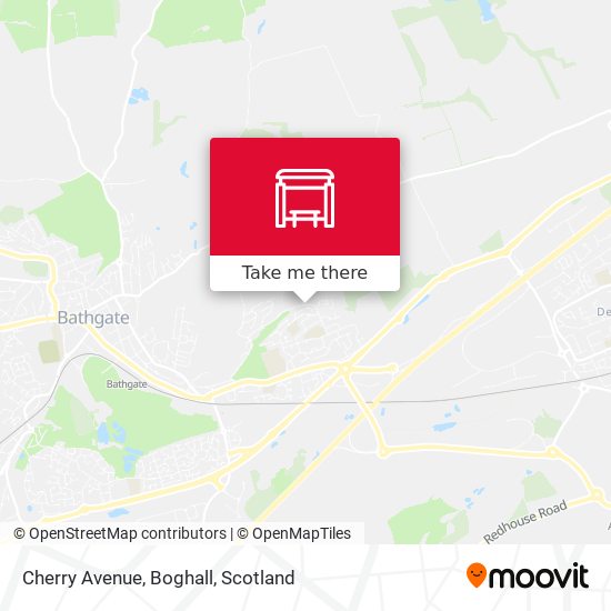 Cherry Avenue, Boghall map