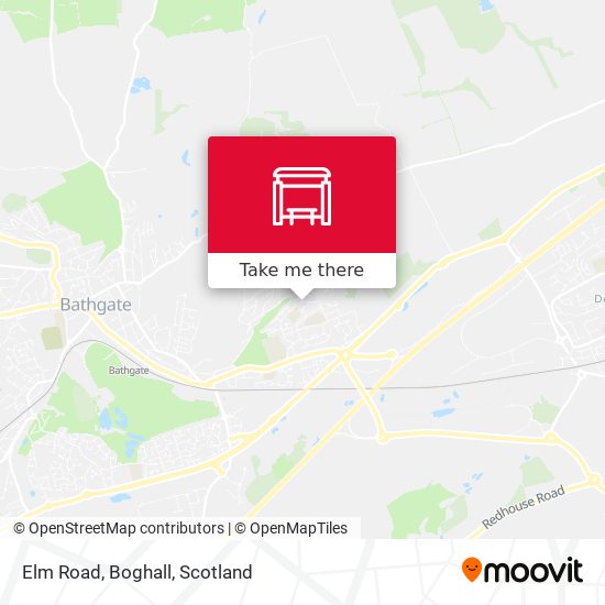 Elm Road, Boghall map