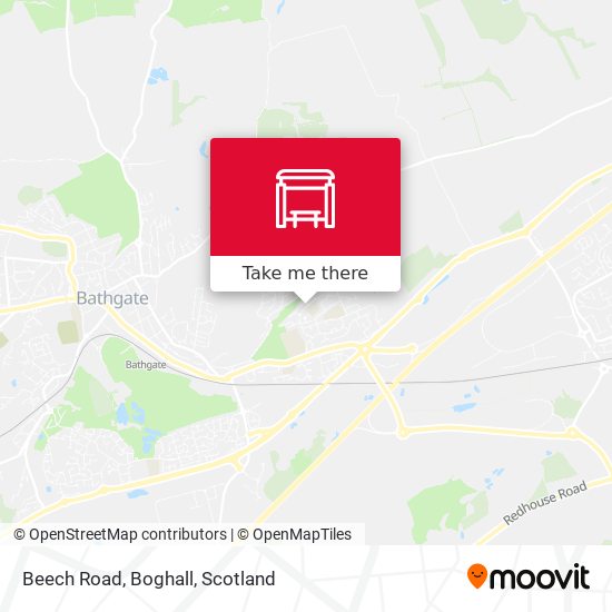 Beech Road, Boghall map