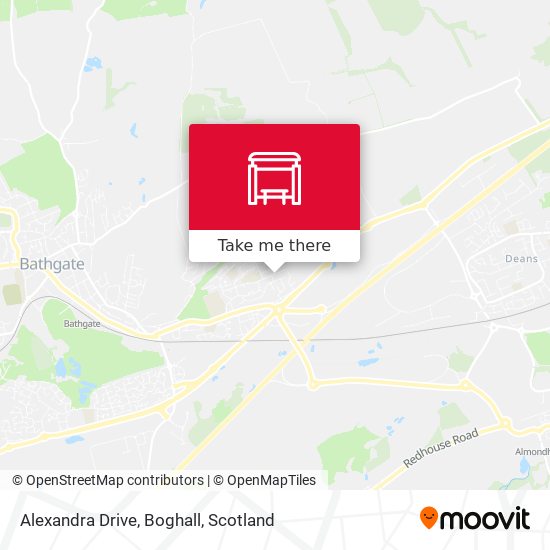 Alexandra Drive, Boghall map