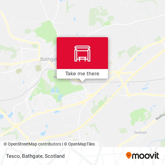 Tesco, Bathgate map