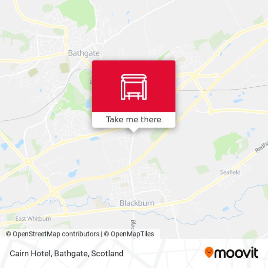 Cairn Hotel, Bathgate map