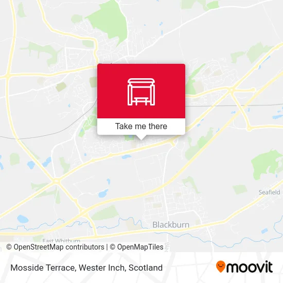 Mosside Terrace, Wester Inch map