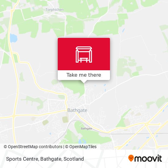 Sports Centre, Bathgate map