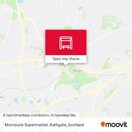 Morrisons Supermarket, Bathgate map
