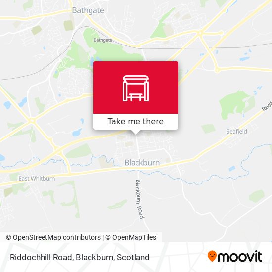 Riddochhill Road, Blackburn map