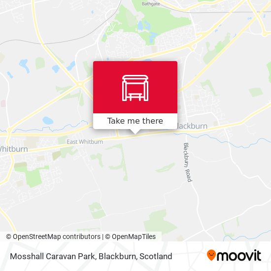 Mosshall Caravan Park, Blackburn map
