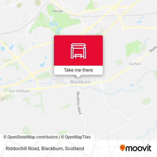 Riddochill Road, Blackburn map