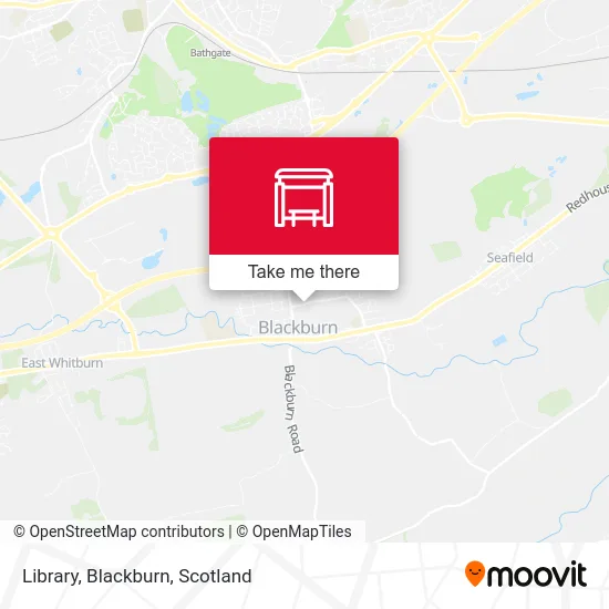 Library, Blackburn map