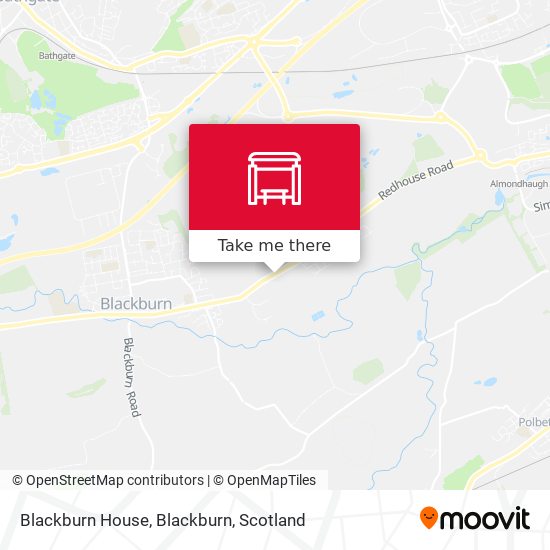 Blackburn House, Blackburn map
