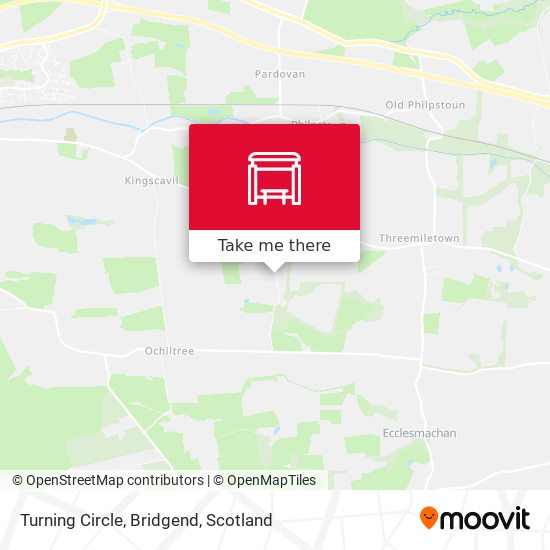 Turning Circle, Bridgend map