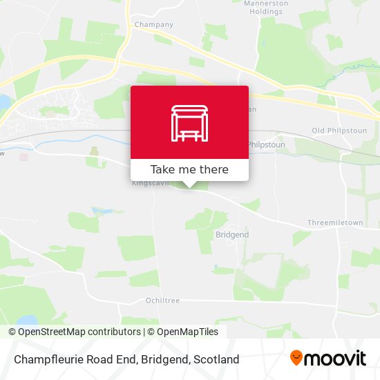 Champfleurie Road End, Bridgend map