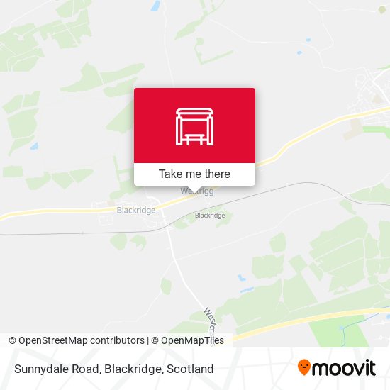 Sunnydale Road, Blackridge map