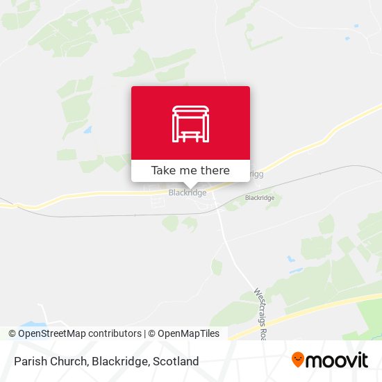 Parish Church, Blackridge map