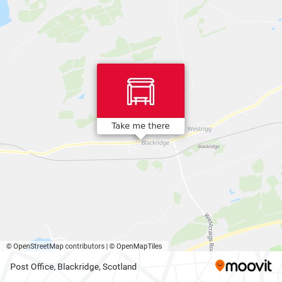 Post Office, Blackridge map