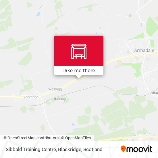 Sibbald Training Centre, Blackridge map