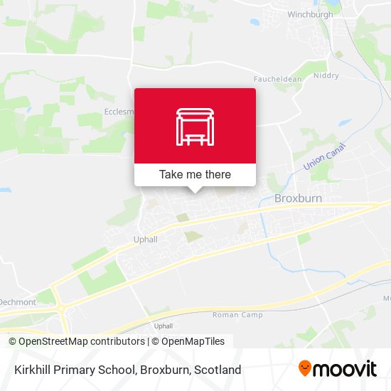 Kirkhill Primary School, Broxburn map