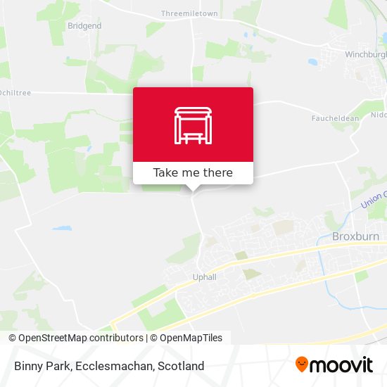Binny Park, Ecclesmachan map