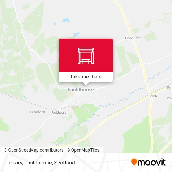 Library, Fauldhouse map