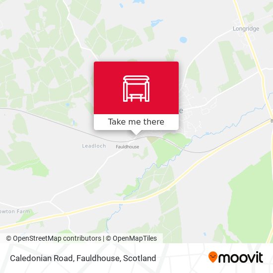 Caledonian Road, Fauldhouse map