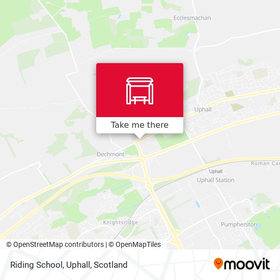 Riding School, Uphall map