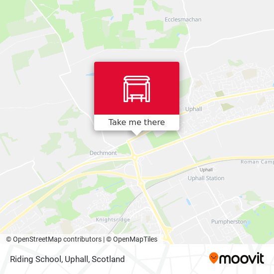 Riding School, Uphall map