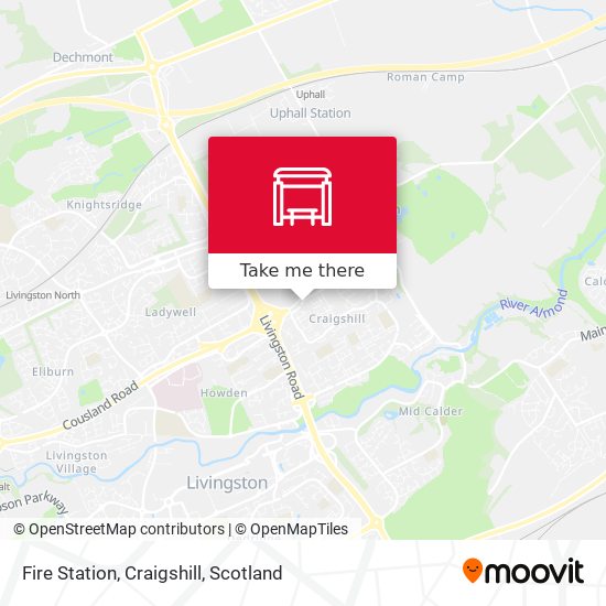 Fire Station, Craigshill map