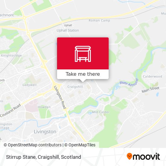 Stirrup Stane, Craigshill map