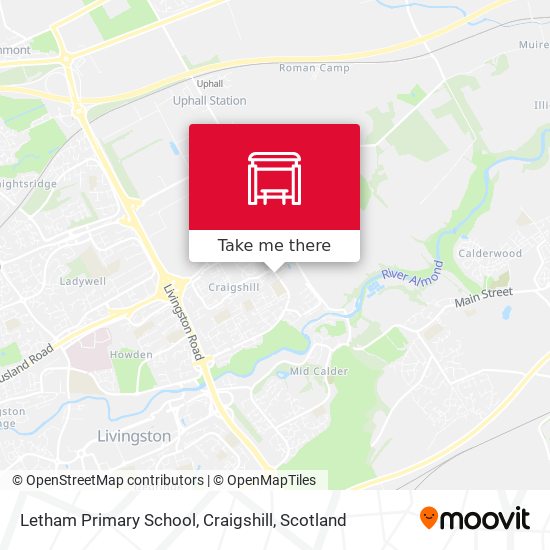 Letham Primary School, Craigshill map