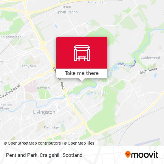 Pentland Park, Craigshill map