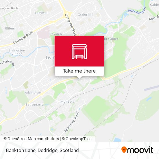 Bankton Lane, Dedridge map