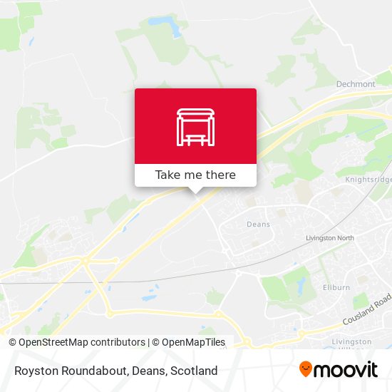 Royston Roundabout, Deans map