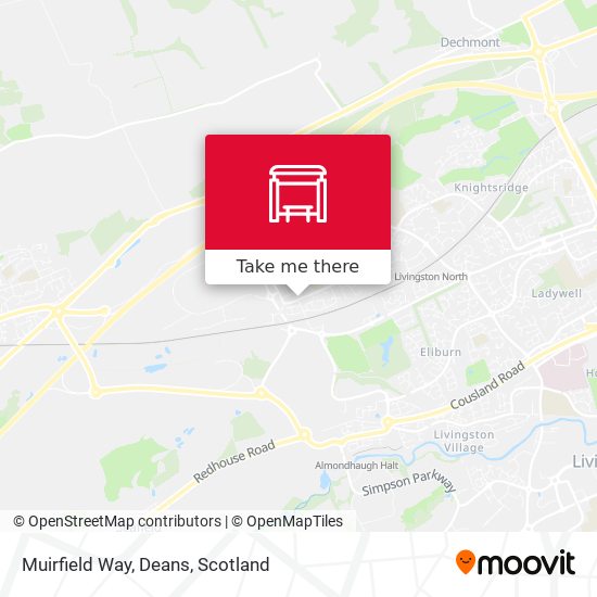 Muirfield Way, Deans map