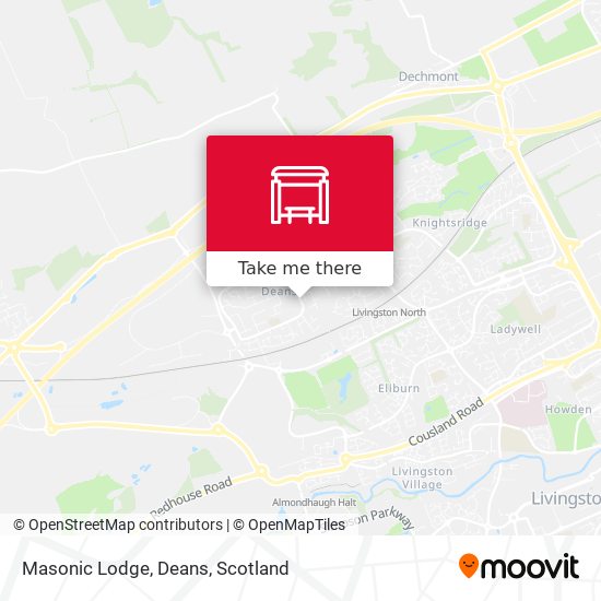 Masonic Lodge, Deans map