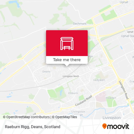 Raeburn Rigg, Deans map