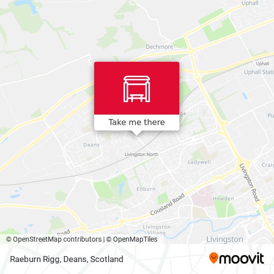 Raeburn Rigg, Deans map