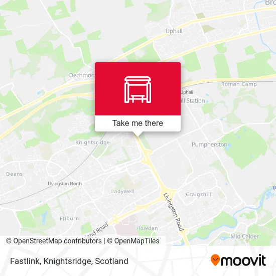 Fastlink, Knightsridge map