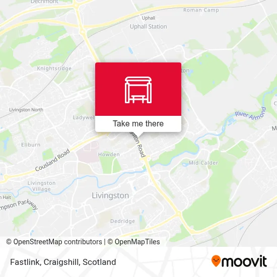 Fastlink, Craigshill map