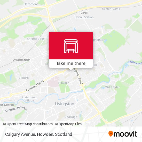 Calgary Avenue, Howden map