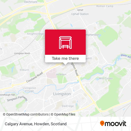 Calgary Avenue, Howden map