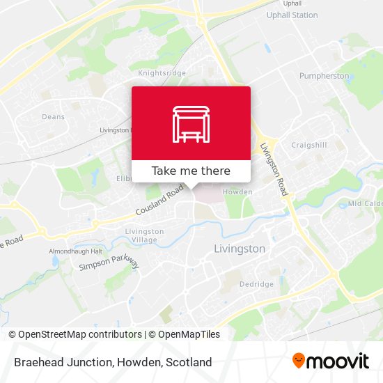 Braehead Junction, Howden map