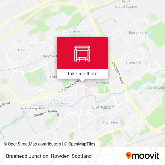 Braehead Junction, Howden map