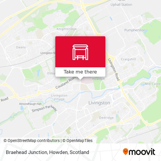 Braehead Junction, Howden map