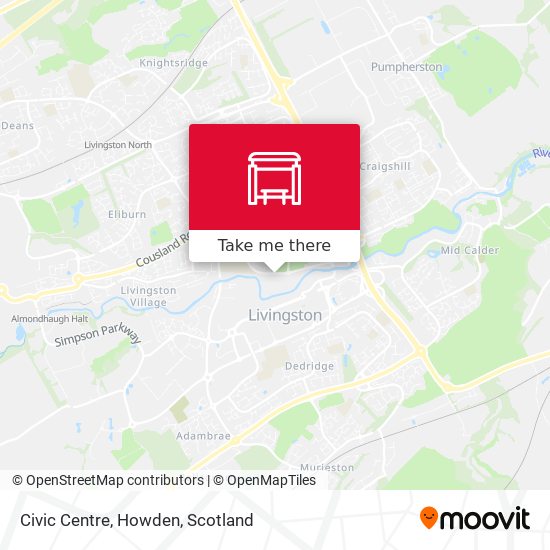 Civic Centre, Howden map