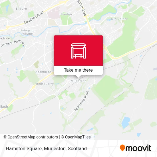 Hamilton Square, Murieston map