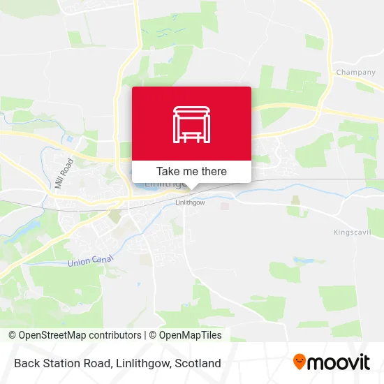 Back Station Road, Linlithgow map